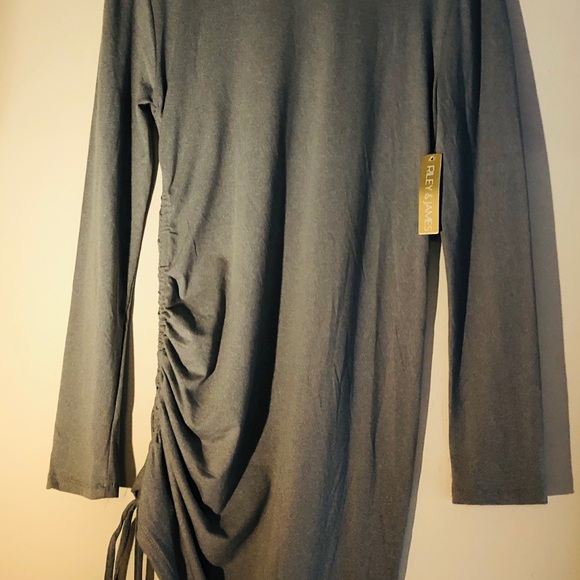 Cotton Long Sleeve Dress New Soft  dress  drawl string on side . Soft Cotton - Picture 4 of 6